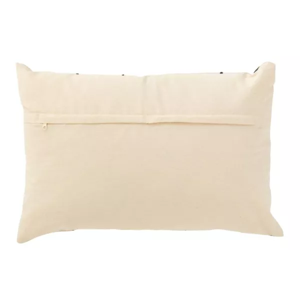 Coussin rectangulaire Visage en coton MALBOU (Beige)