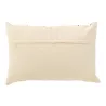 Coussin rectangulaire Visage en coton MALBOU (Beige)