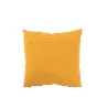 Coussin carré en coton FILOCHE (Ocre)