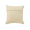 Coussin carré fleur en textile PIVONE (Ecru)