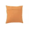 Coussin carré fleur en textile PIVONE (Orange)