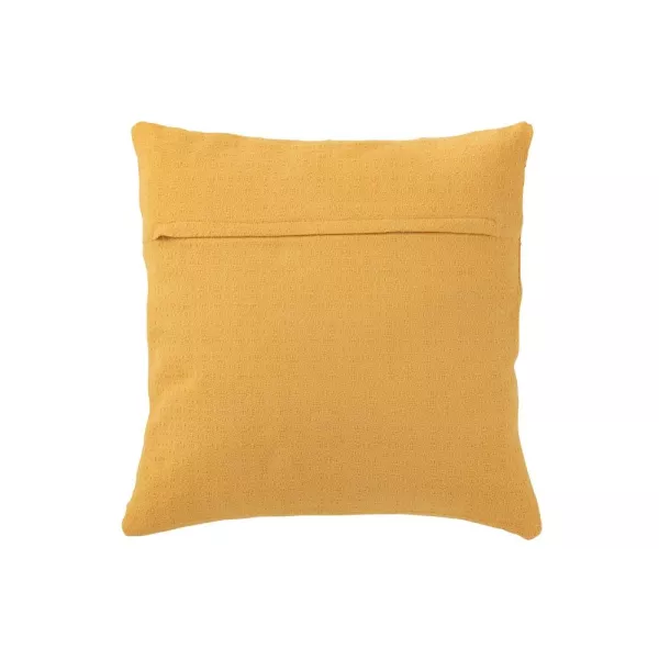 Coussin carré fleur en textile PIVONE (Ocre)