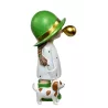 Decorative resin statue GIRL BALLON (H80 cm) (green)