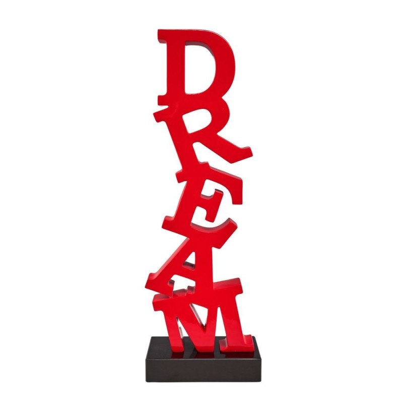 Statua decorativa in resina RED DREAM (H68 cm) (Rosso)