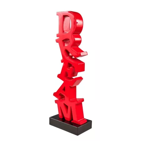 Statua decorativa in resina RED DREAM (H68 cm) (Rosso)