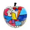 Decorative resin statue APPLE ROUND (H58 cm) (multicolored)