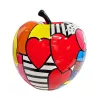 Decorative resin statue APPLE ROUND (H58 cm) (multicolored)