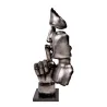 SILENCE MAN Decorative Resin Statue (H150 cm) (grey)