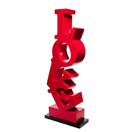 LOVE Estatua Decorativa de Resina (H150 cm) (Rojo)