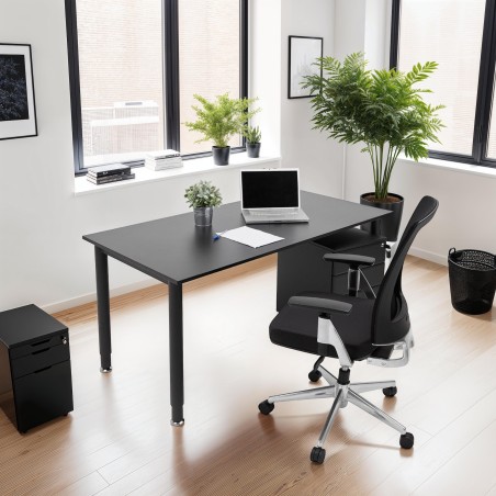 Ergonomisches Büro LEO (schwarz) Stoff Sessel