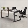 Discover the contemporary designer desk - Elegance and functionality in black