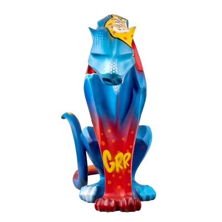 sehr originelle Resin Statue einer POP ART-Panther