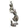 Metal CELLIST Statue for an enchanting interior