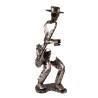 statua in metallo SAXO MAN dallo stile informale