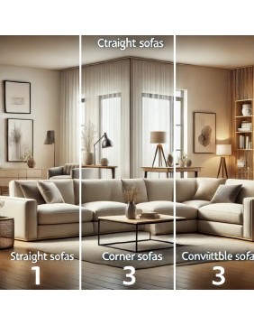 Straight, corner, convertible sofa