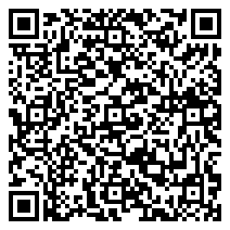QR-code mobile Round design dining STRIPE in wood and chrome metal (Ø 120 cm) table (white, chromed metal)