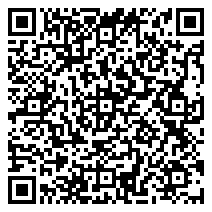 QR-code mobile Wooden and white metal design dining table (200x100 cm) CATHALINA (black)