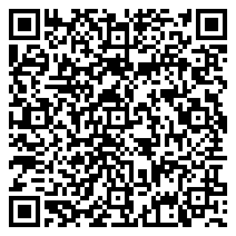 QR-code mobile ROSALINE wood and black metal design console (natural finish)