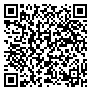 QR-code mobile High table round stone marble effect and black cast iron foot AMOS (Ø 60 cm) (black)